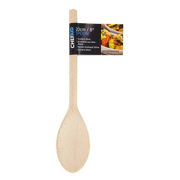 Chef Aid Kitchen Baking Cooking Wooden Spoon - 8"