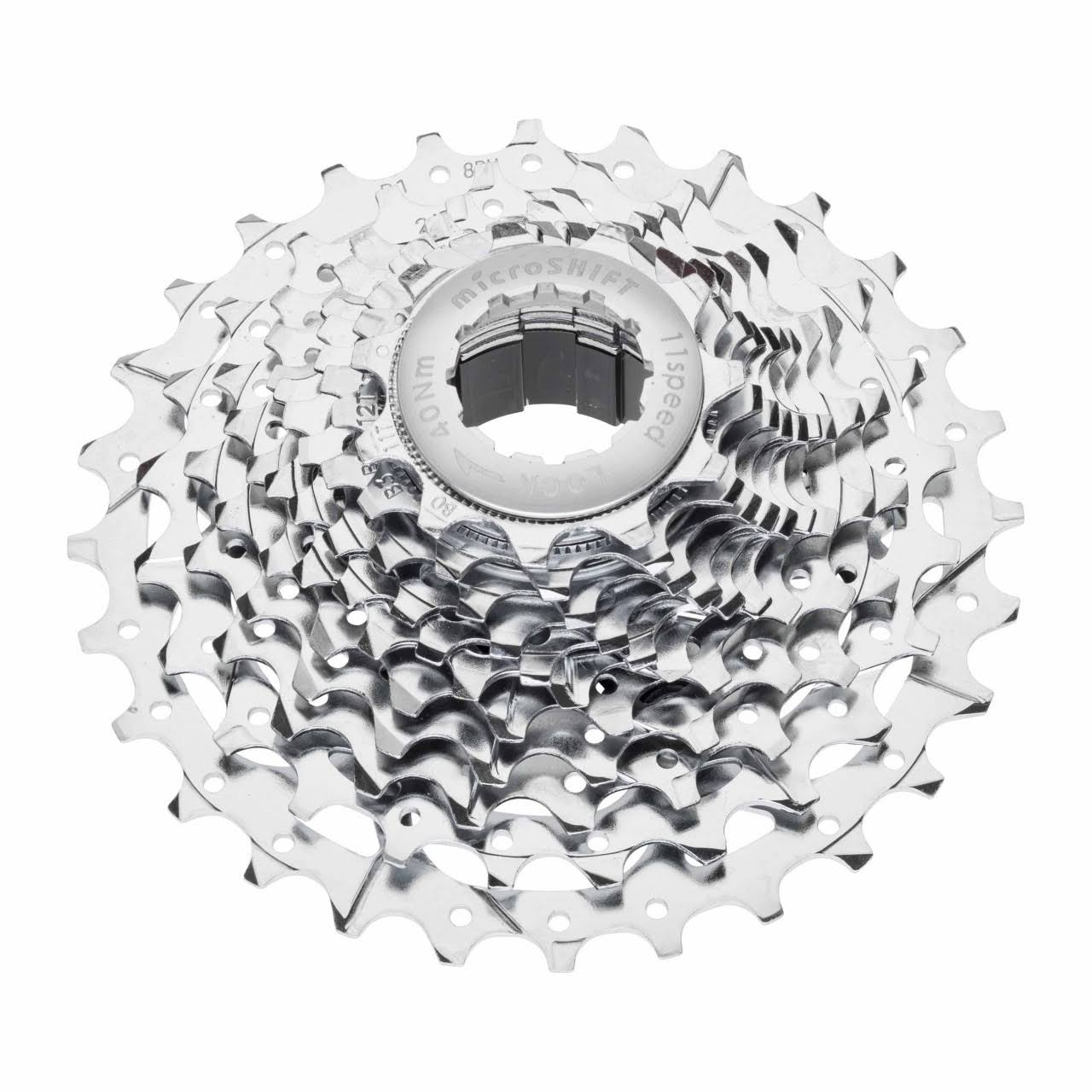 MicroShift G11 Cassette - Silver, 11t to 28t