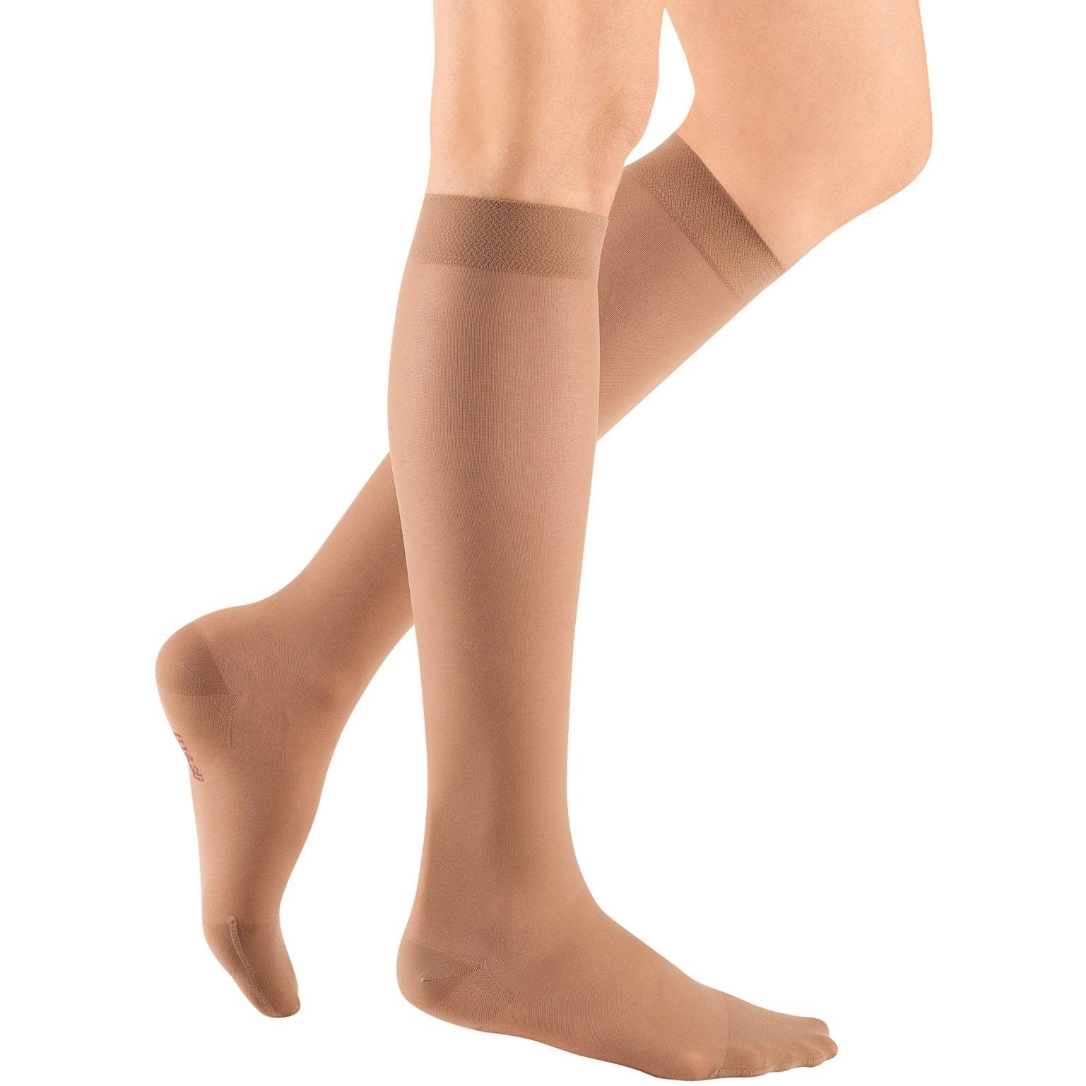 Mediven Sheer and Soft Womens Knee Highs - 20-30mmHg, Toffee