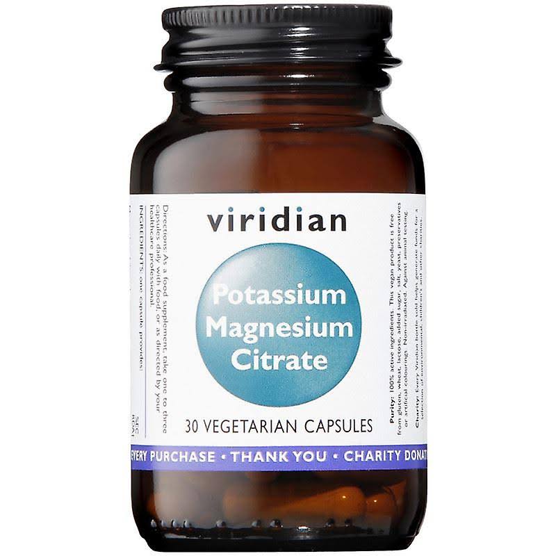 Viridian Potassium Magnesium Citrate - 30 Capsules