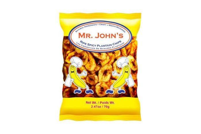 Mr. John's Ripe Spicy Plantain Chips - 2.47 oz
