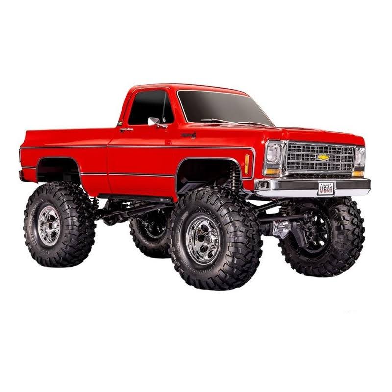 TRX-4 Scale and Trail Crawler with 1979 Chevrolet K10 Truck Body 1/10 Scale 4WD Electric Truck Black