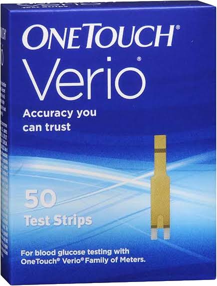 Onetouch Verio Test Strips - 50 Test Strips