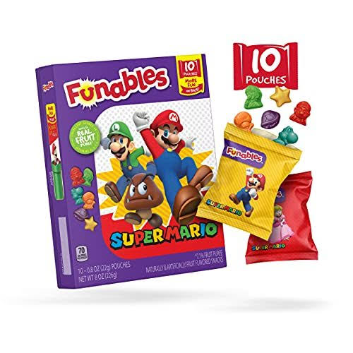 Funables Fruit Snacks, Super Mario, 10ct