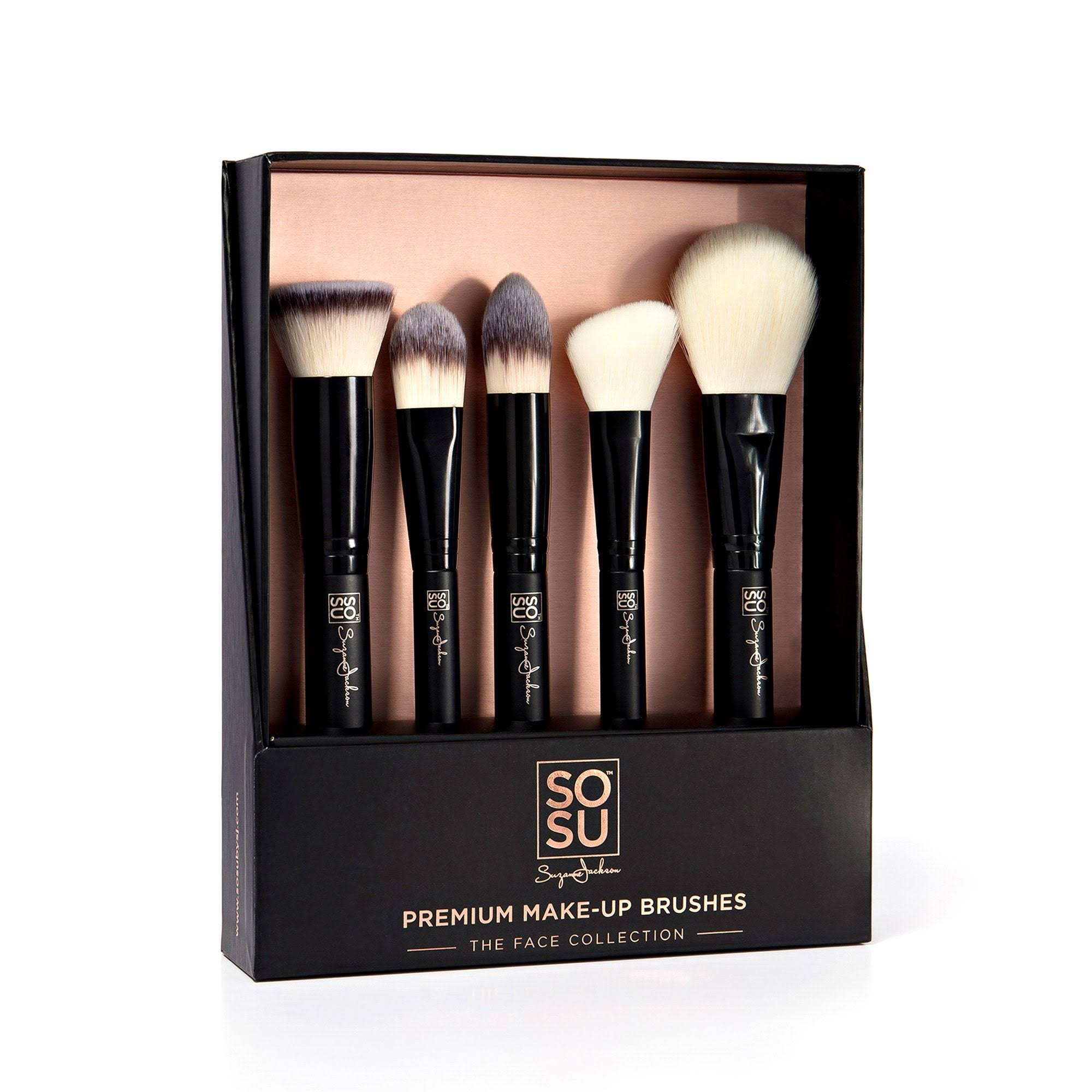 SOSU The 5 Piece Face Collection Brush Set