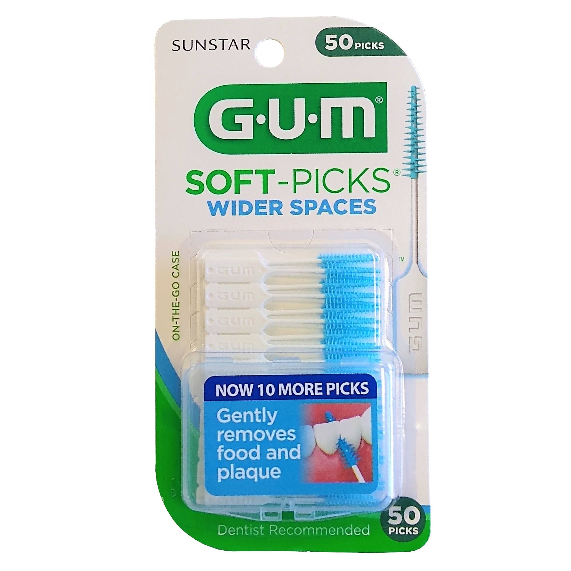 Gum Soft-Picks Wider Spaces 50 Each by Gum