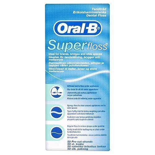 Oral B Super Floss - Regular, 12x50's