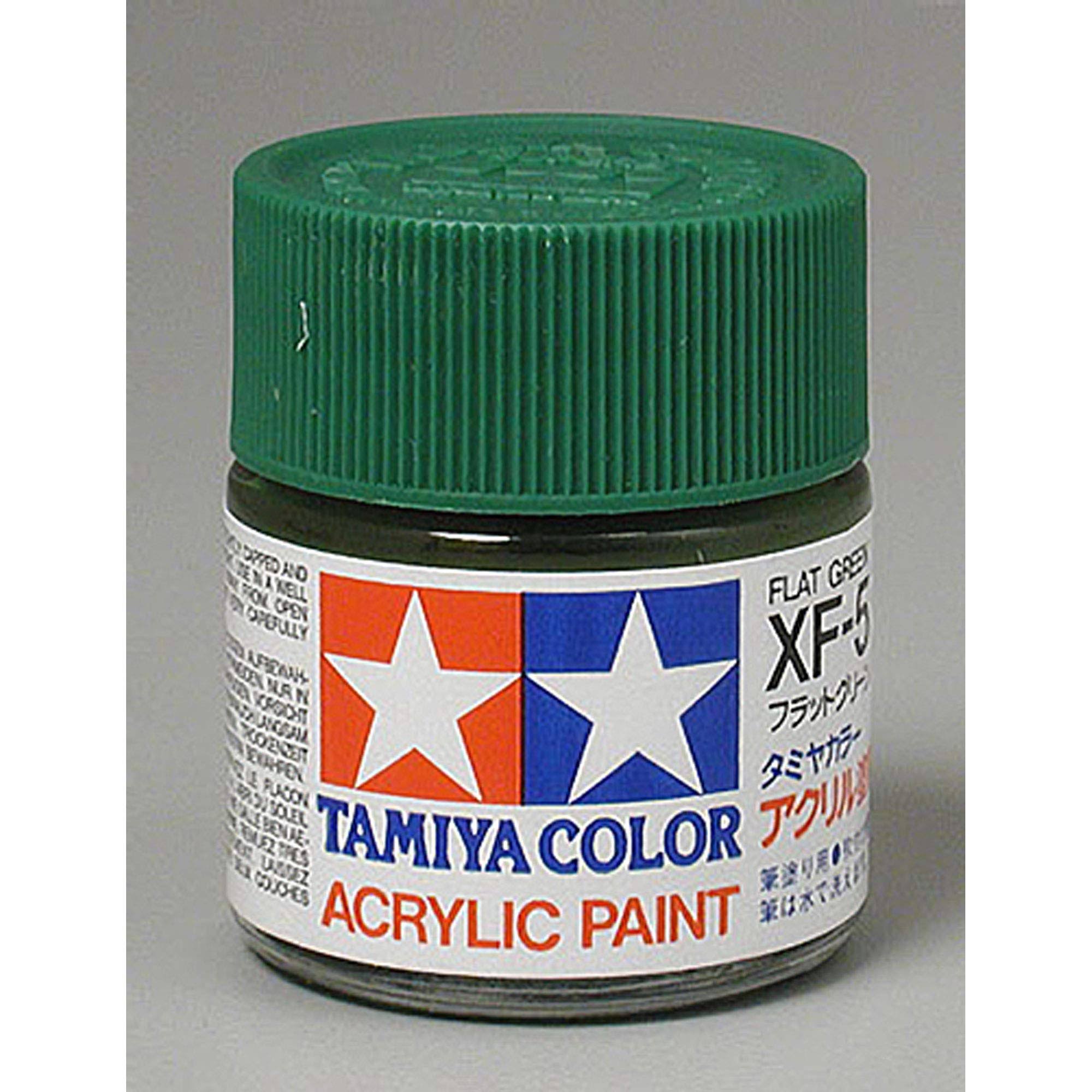 Tamiya Acrylic XF5 Flat, Green - TAM81305