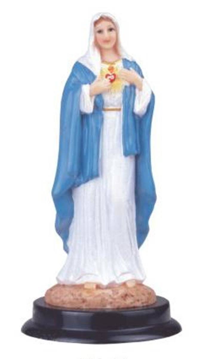 StealStreet SS-G-305.32 5-Inch Sacred Heart of Maria Holy Figurine Religious Decoration Decor