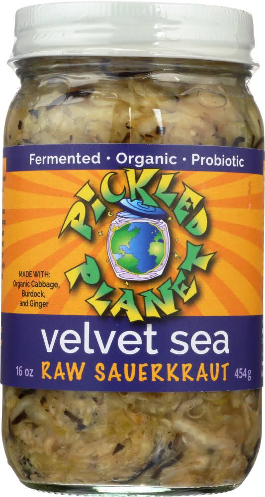 Pickled Planet: Velvet Sea Raw Sauerkraut, 16 Oz
