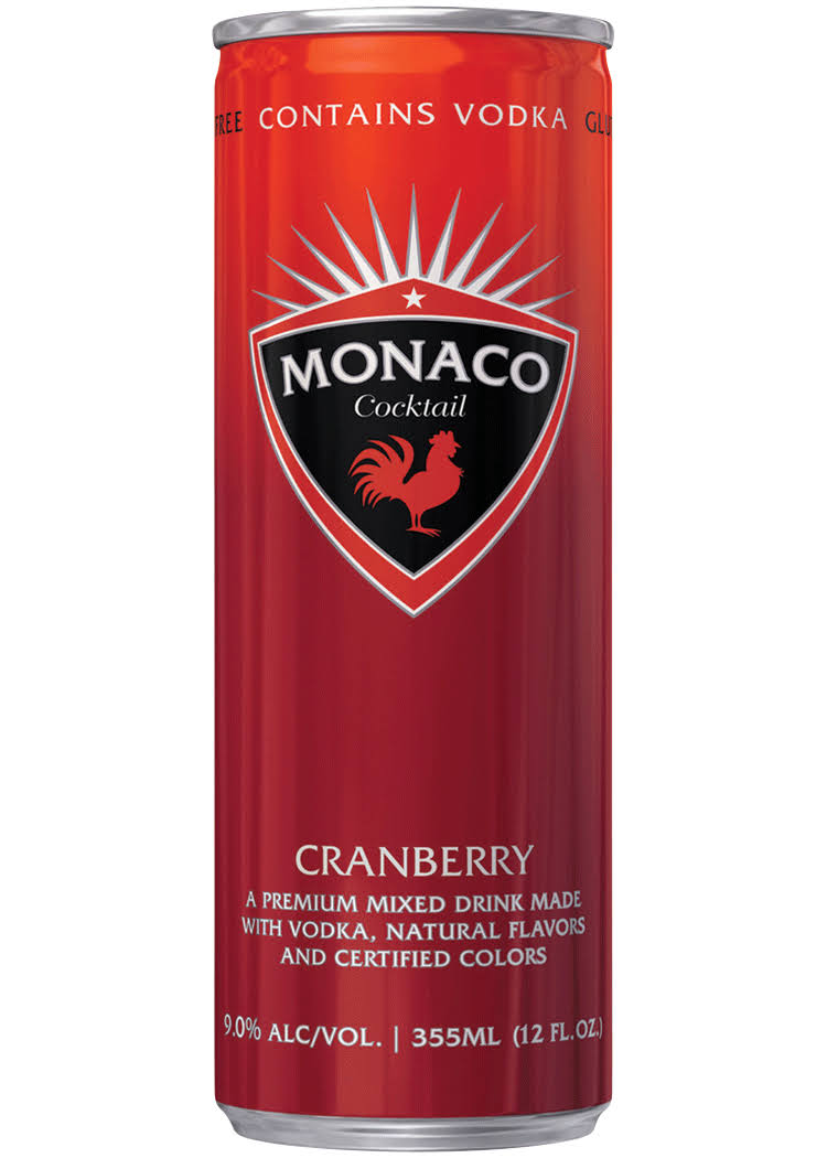 Monaco Cranberry Cocktail Can