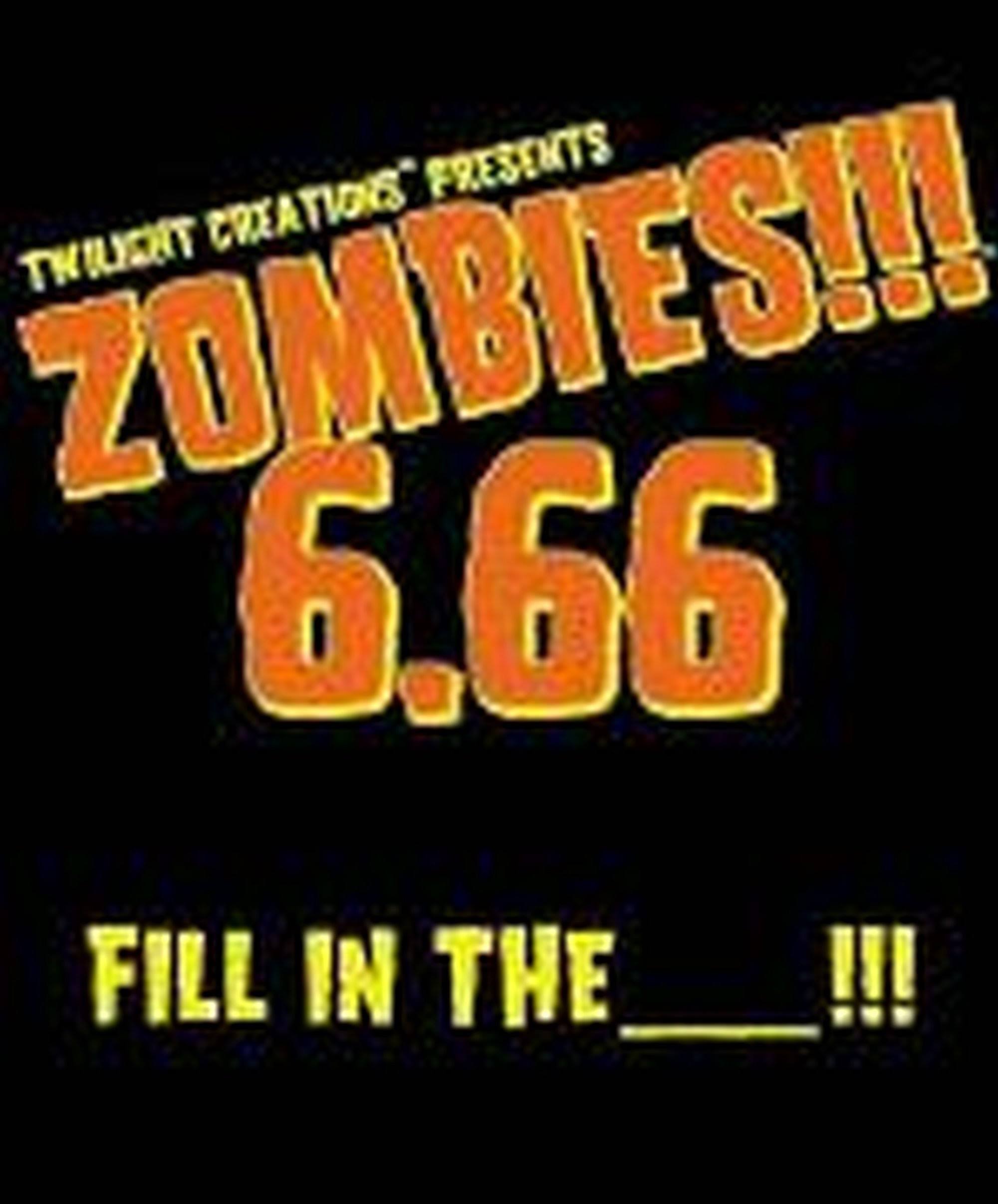 Zombies!!! 6.66 Fill in the Blank Card Game