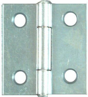 Non Removable Pin Hinges - Zinc, 1 1/2"