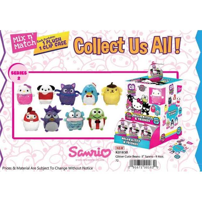 3" Sanrio Hello Kitty and Friends Mystery Cutie Beans Series 2