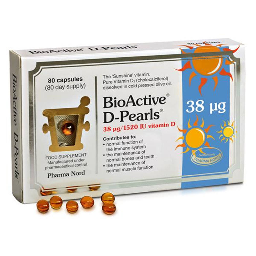 Pharma Nord BioActive D-Pearls 1520IU 38ug - 240 Capsules