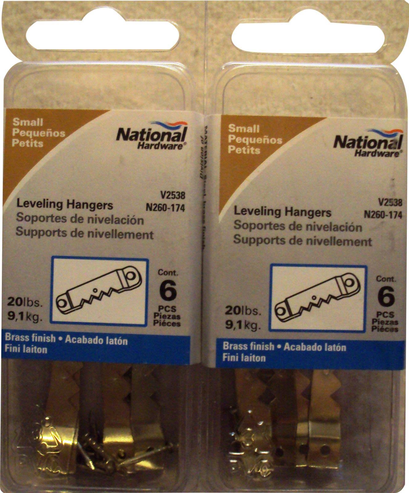 National Hardware N260-174 Hanger Small Brass