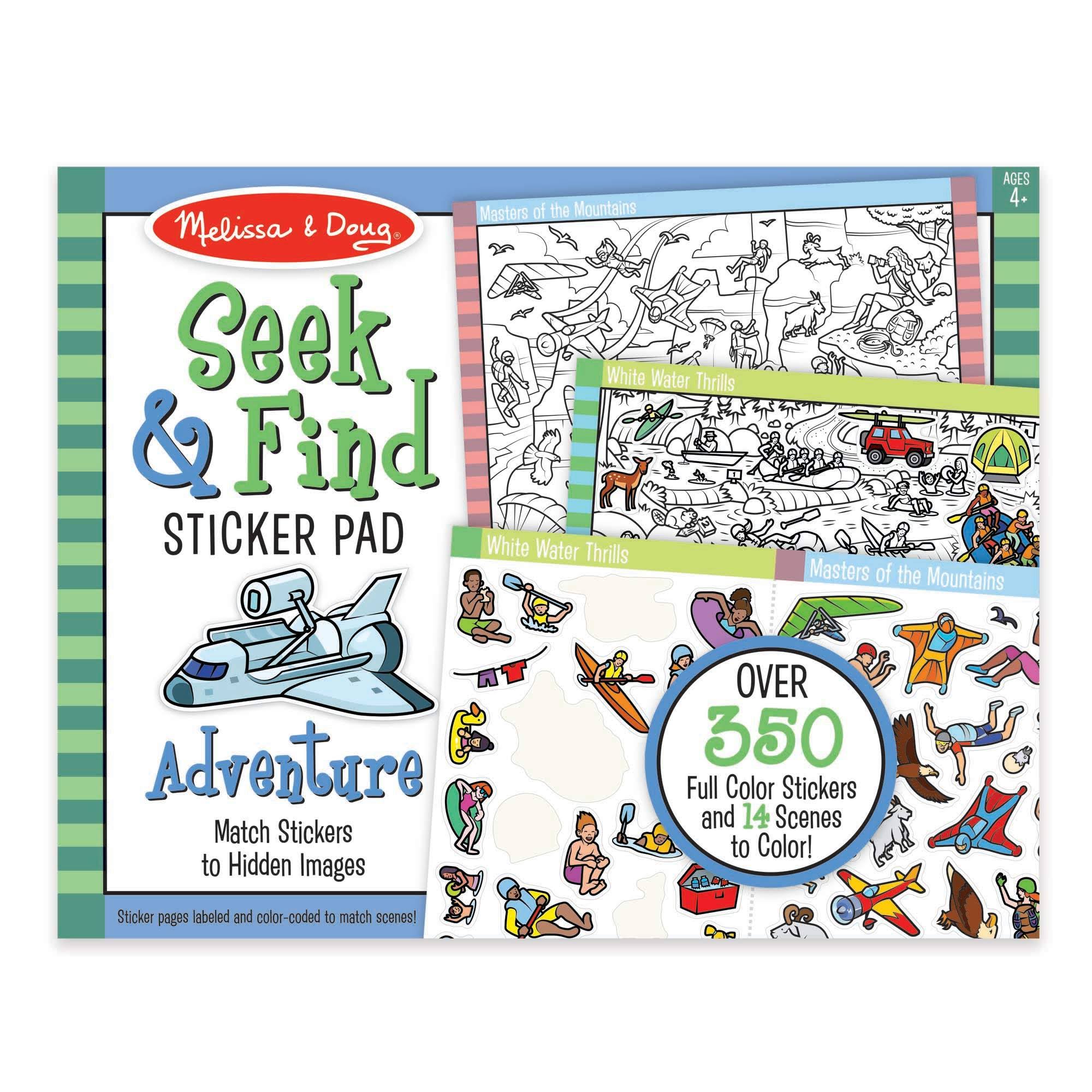 Melissa & Doug - Seek & Find Sticker Pad - Adventure