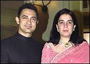 Reena Dutta and Aamir Khan