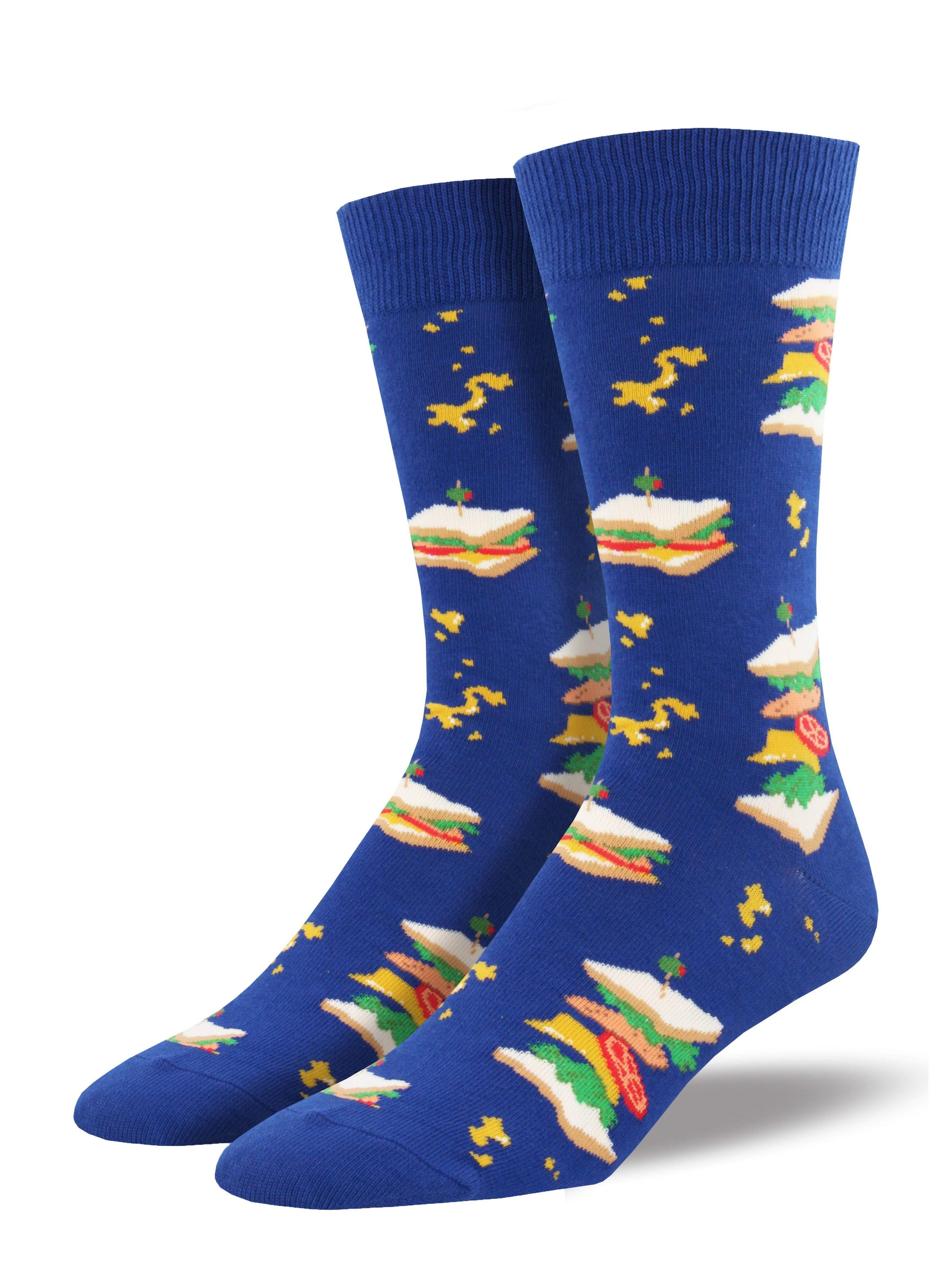 Socksmith Men's Sandwiches Socks Size 6.5-12
