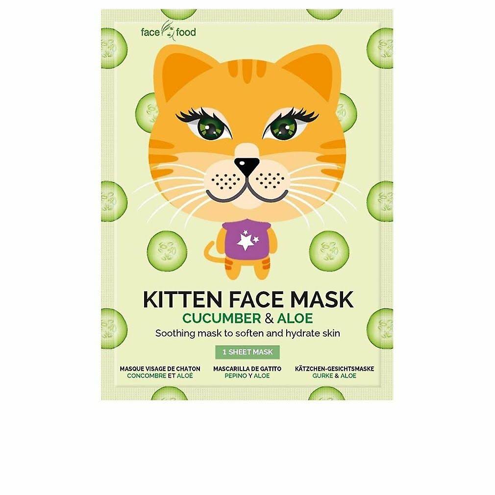 Montagne Jeunesse Kids Kitten Face Mask - Cucumber & Aloe