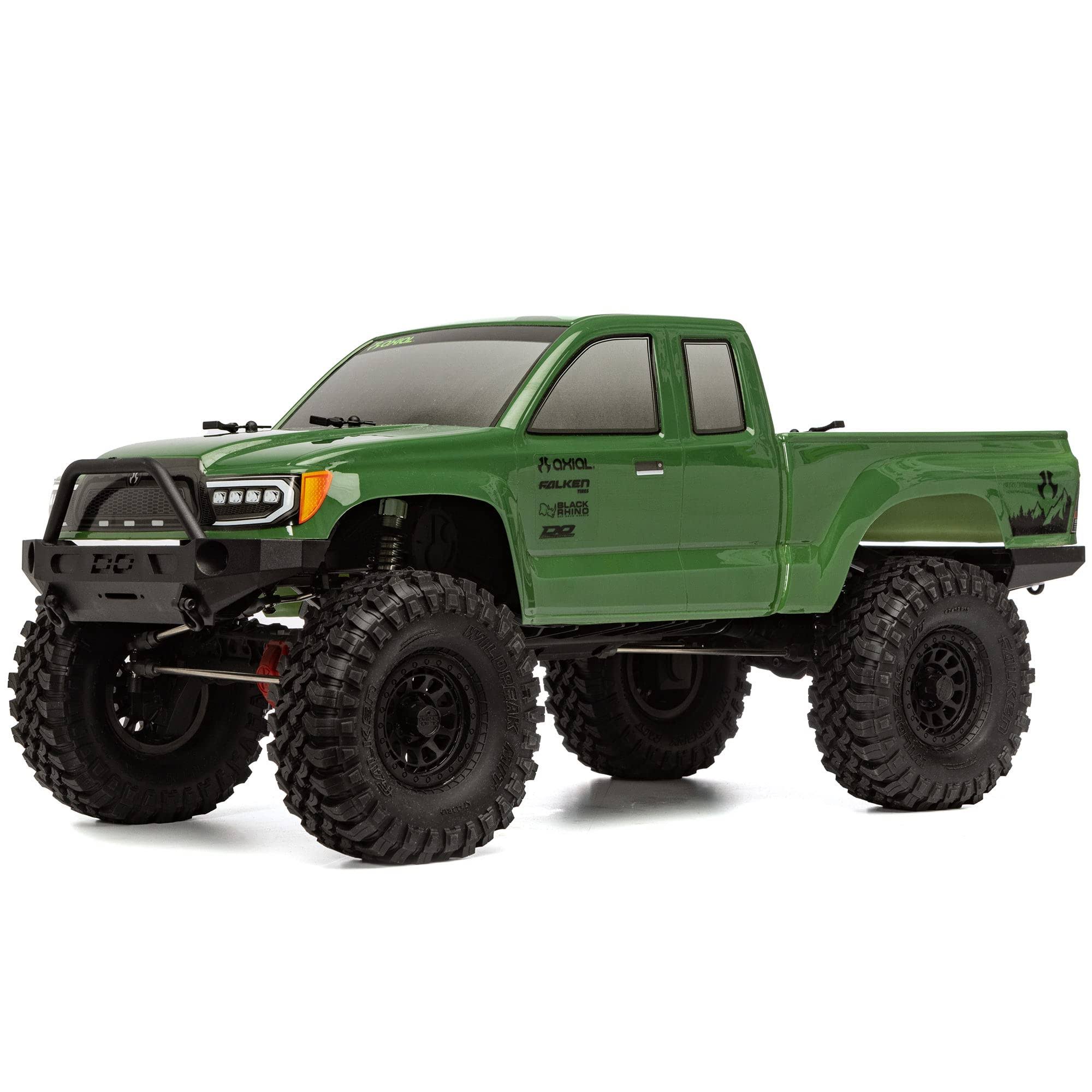 Axial 1/10 Scx10 III Base Camp 4WD Rock Crawler Brushed RTR, Green, AXI03027T2