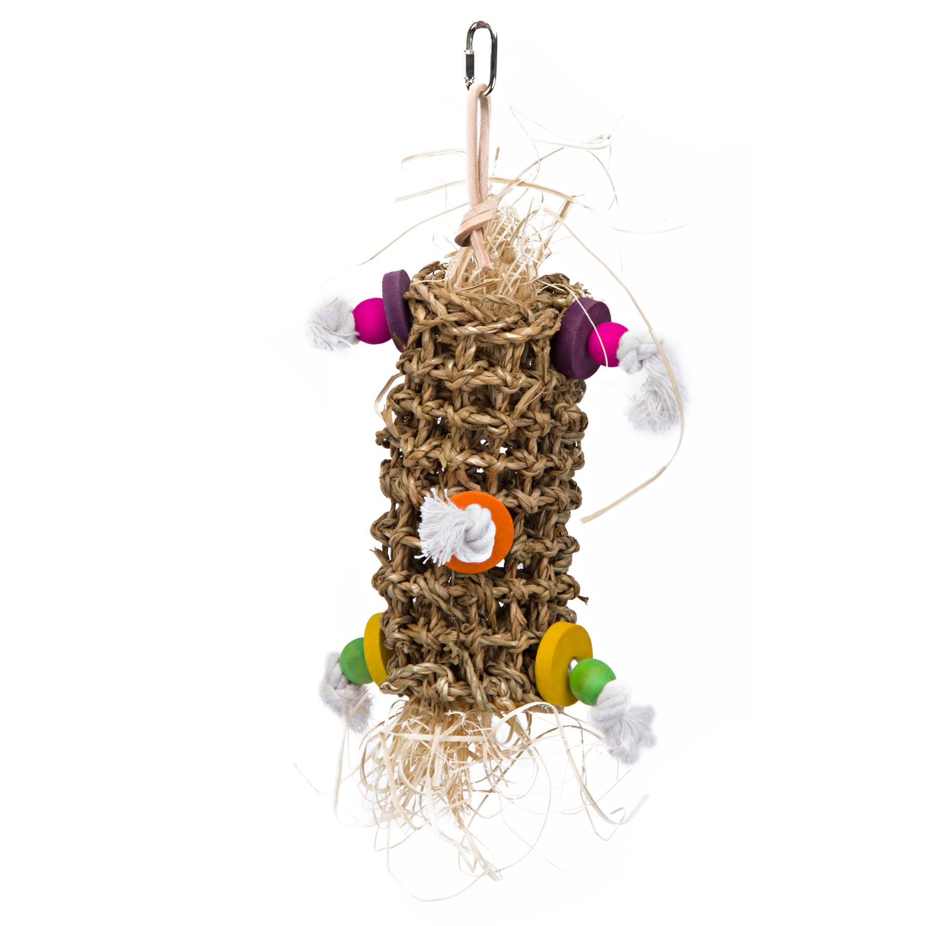 Pen Plax Ba1023 Natural Weave Kabob Bird Toy - for Small to Medium Birds, 12"