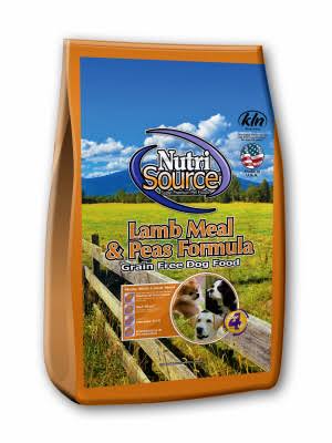 Nutrisource Lamb Meal & Peas Formula Grain Free Dog Food