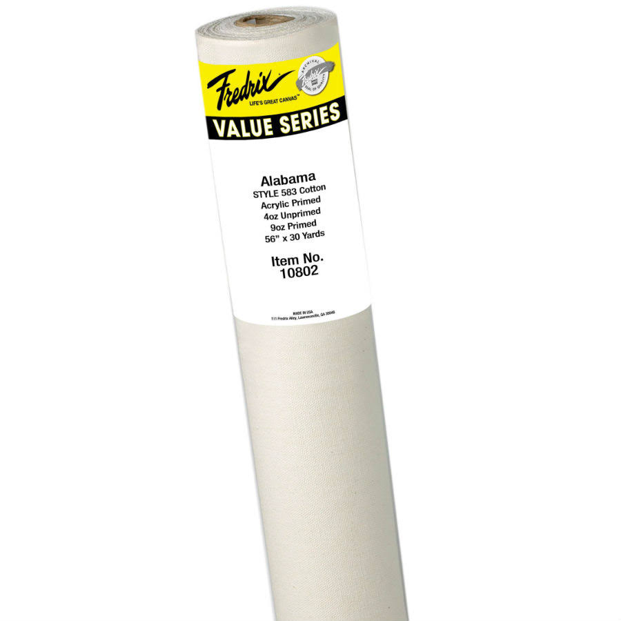 Acrylic Primed Cotton Canvas Roll - 56" x 108"