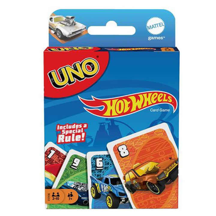 Uno Card Game - Hot Wheels