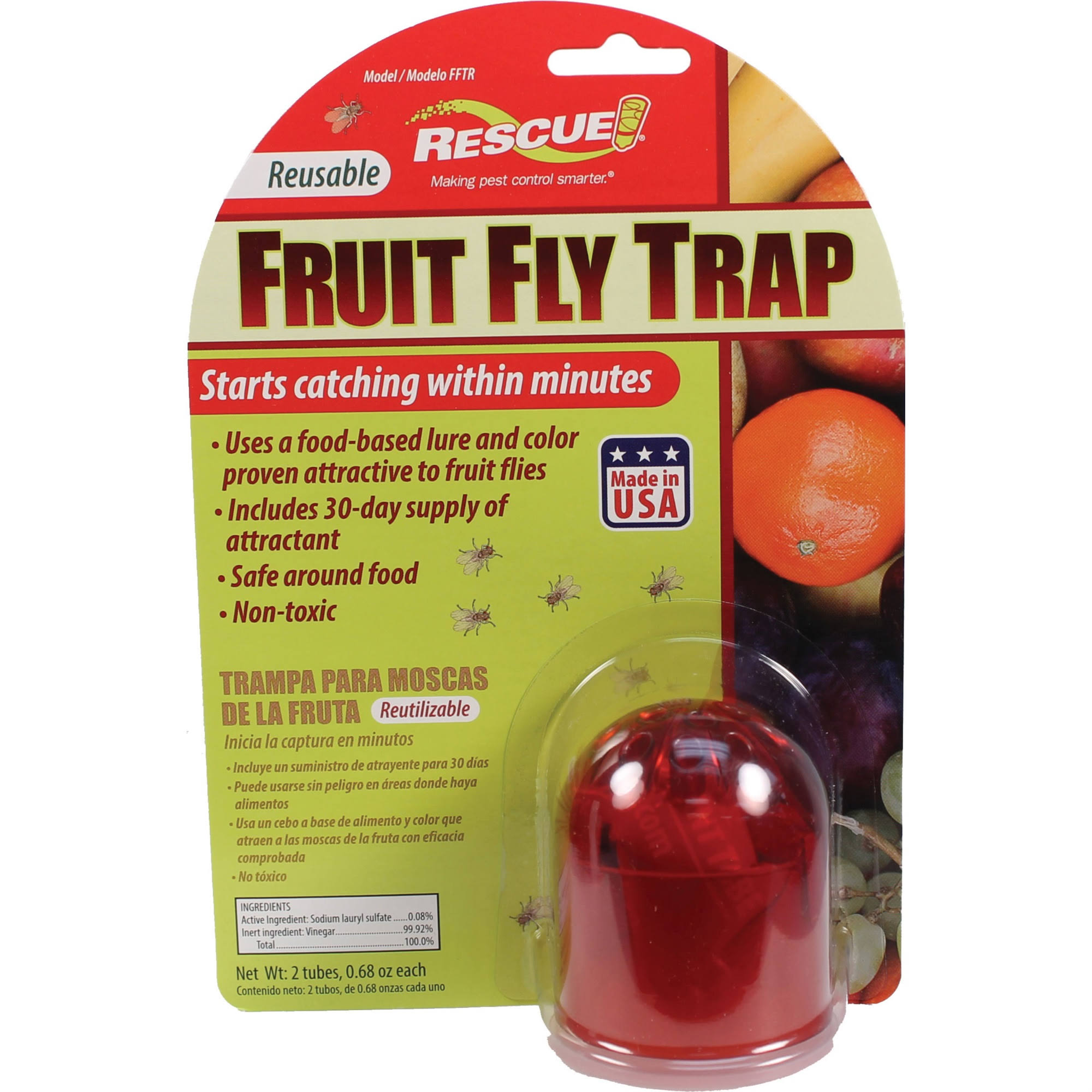Rescue! Reusable Fruit Fly Trap