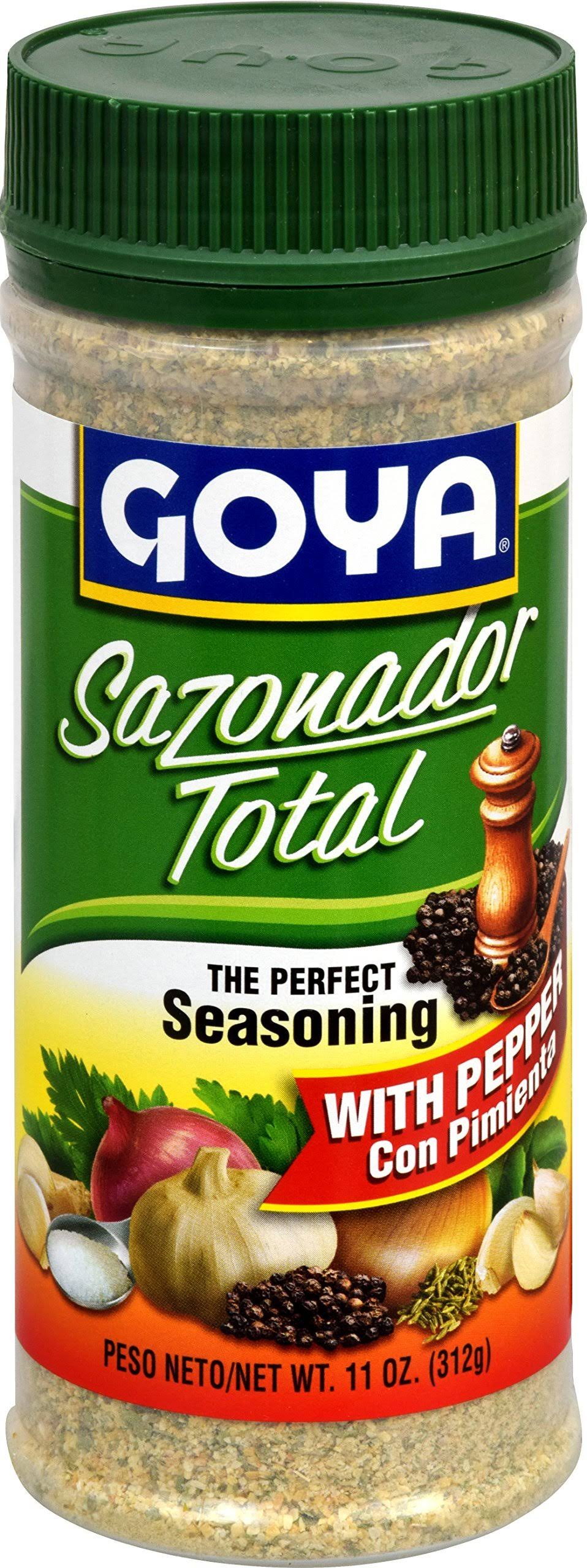 Goya Sazonador Total Seasoning - With Pepper, 11oz