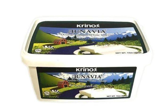 Krinos Aunavia Dunavia White Creamy Cheese - 400 Grams - Devon Market - Delivered by Mercato
