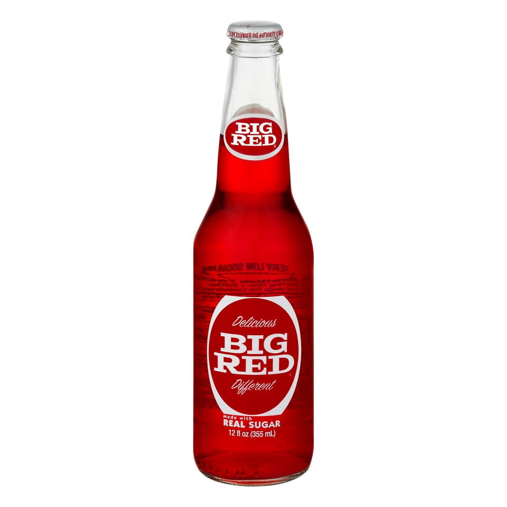 Big Red Soda Bottles - 12oz