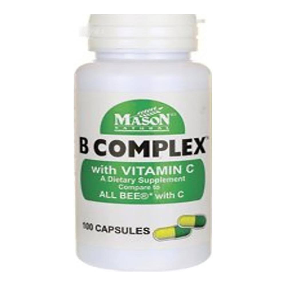 Mason Natural B Complex With Vitamin C Supplement - 100ct