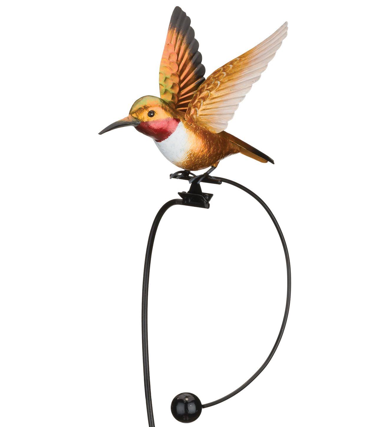 Rocker Hummingbird Stake - Rufous