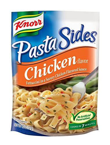 Knorr Pasta Side Fettuccini in a Savory Chicken Flavored Sauce - 4.3oz