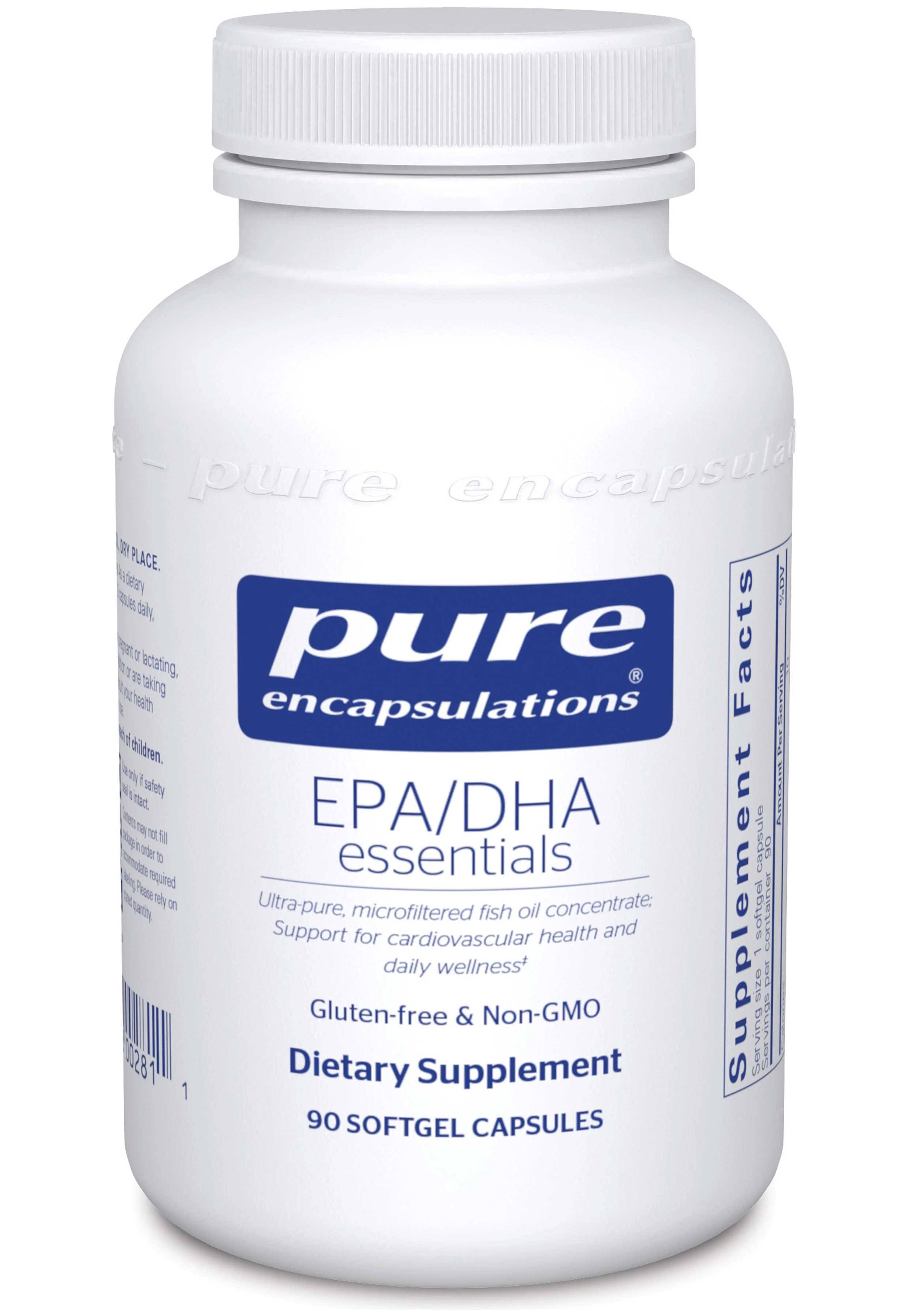 Pure Encapsulations EPA DHA Essentials Supplement - 1000mg, 90ct