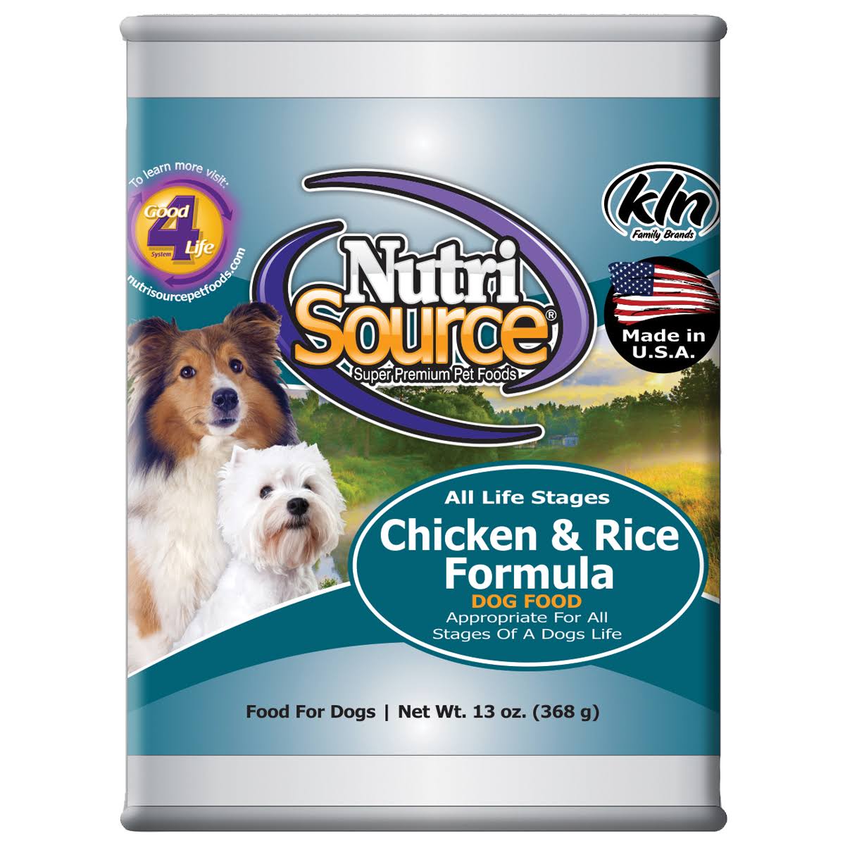 Nutrisource Canned Dog Food - Chicken and Rice, 12pk, 13oz
