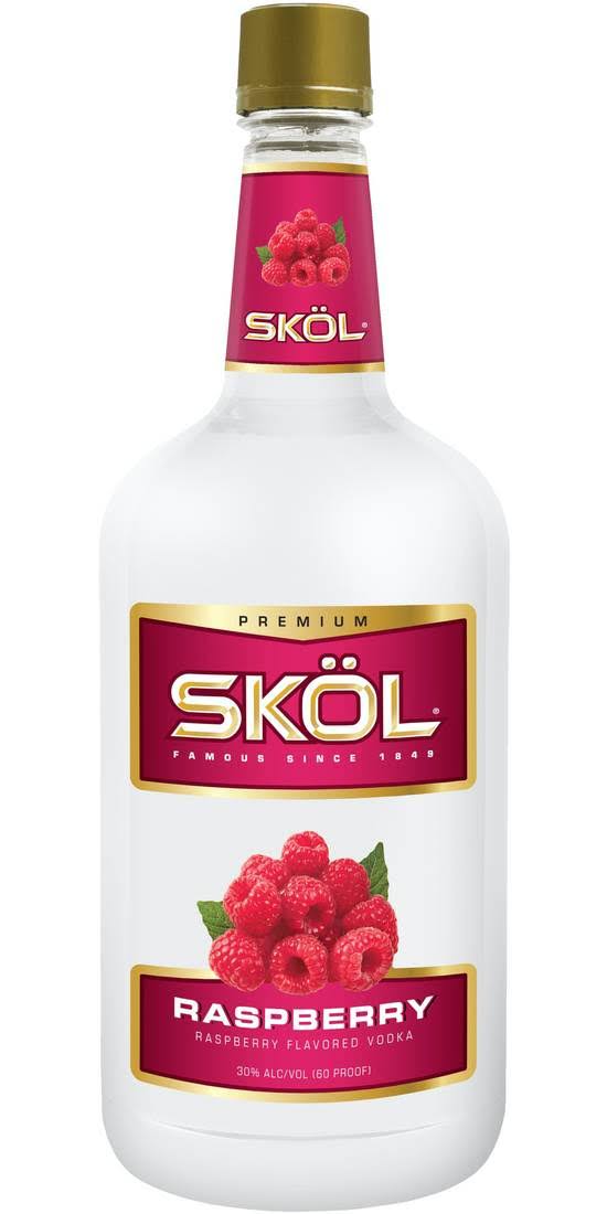 Skol Raspberry Vodka - 1.75 L