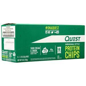 Quest Nutrition Quest Chips Sour Cream & Onion 8 pckts