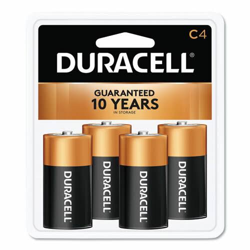 Duracell C 1.5V Alkaline Batteries - 4 Pack