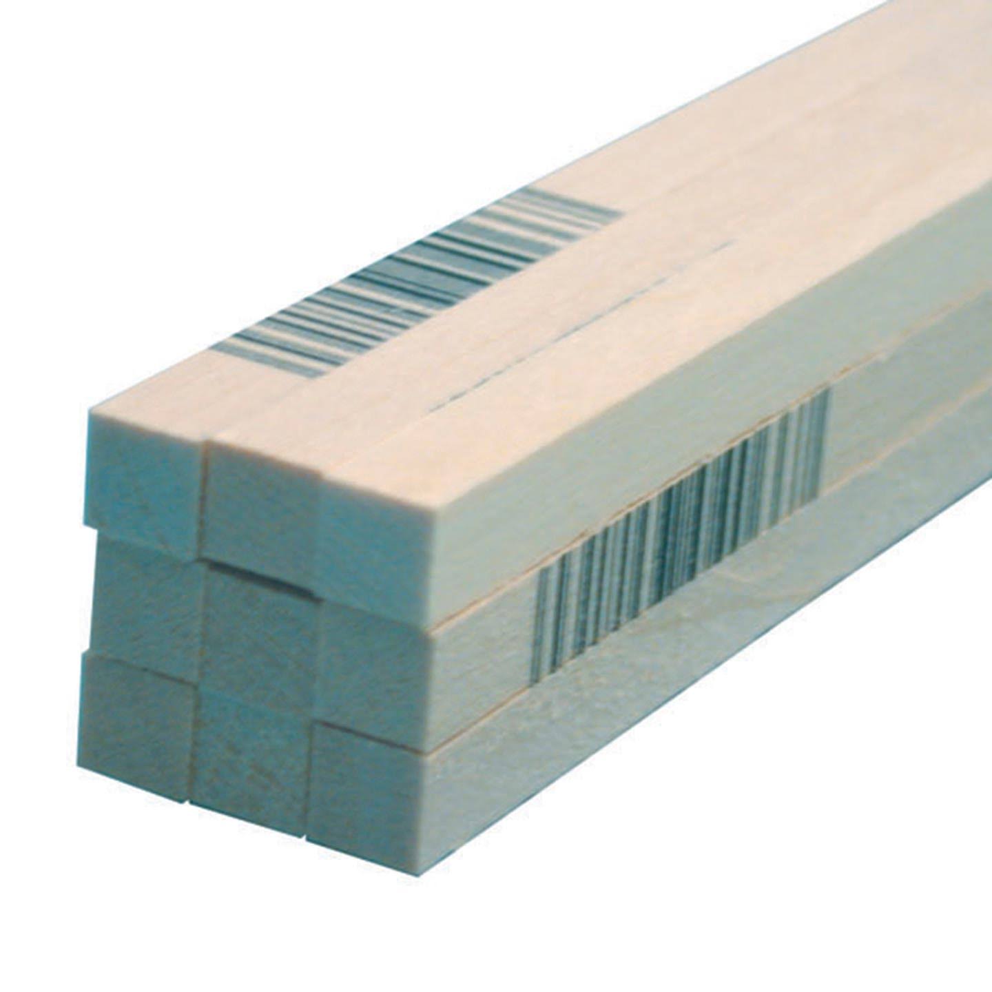 Midwest Basswood Strips - 15 Pieces, 3/8" x 3/8" x 24"