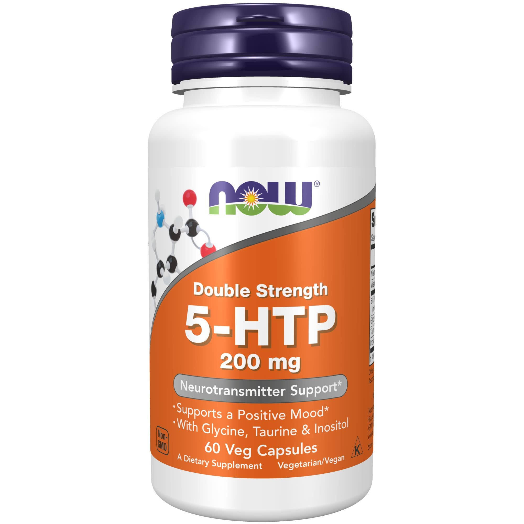 Now 5-HTP - 200mg, 60 Vcaps