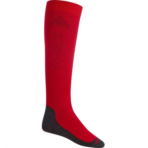 Burton Emblem Sock - Process Red Colour: Red, Size: M-L