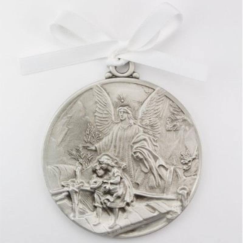 1 x Mcvan Inc. Guardian Angel Crib Medal 2-3/4" Overall Length - dcor Gift Religious PW12-GA-MCVAN