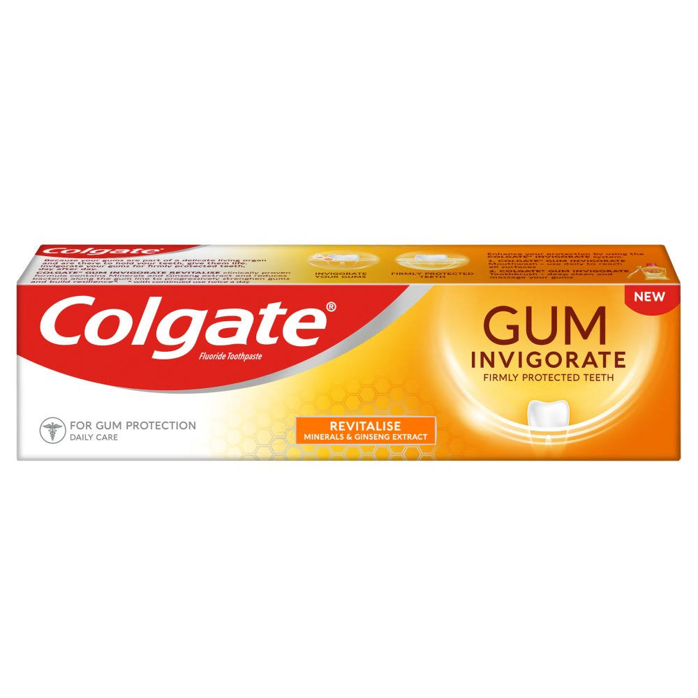 Colgate Gum Invigorate Revitalise Toothpaste Firmly Protect Teeth 75ml