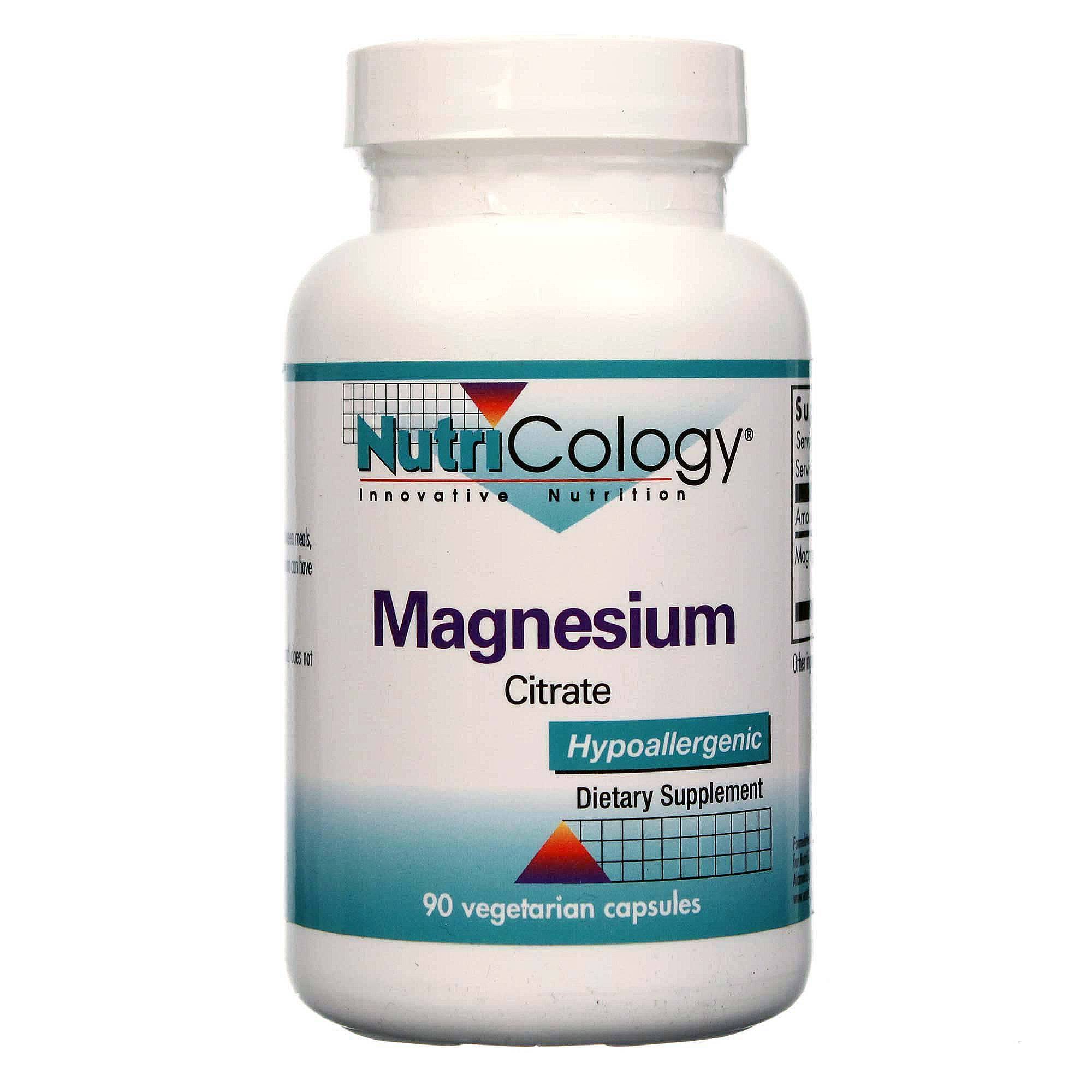 Nutricology Magnesium Citrate 90 Capsules