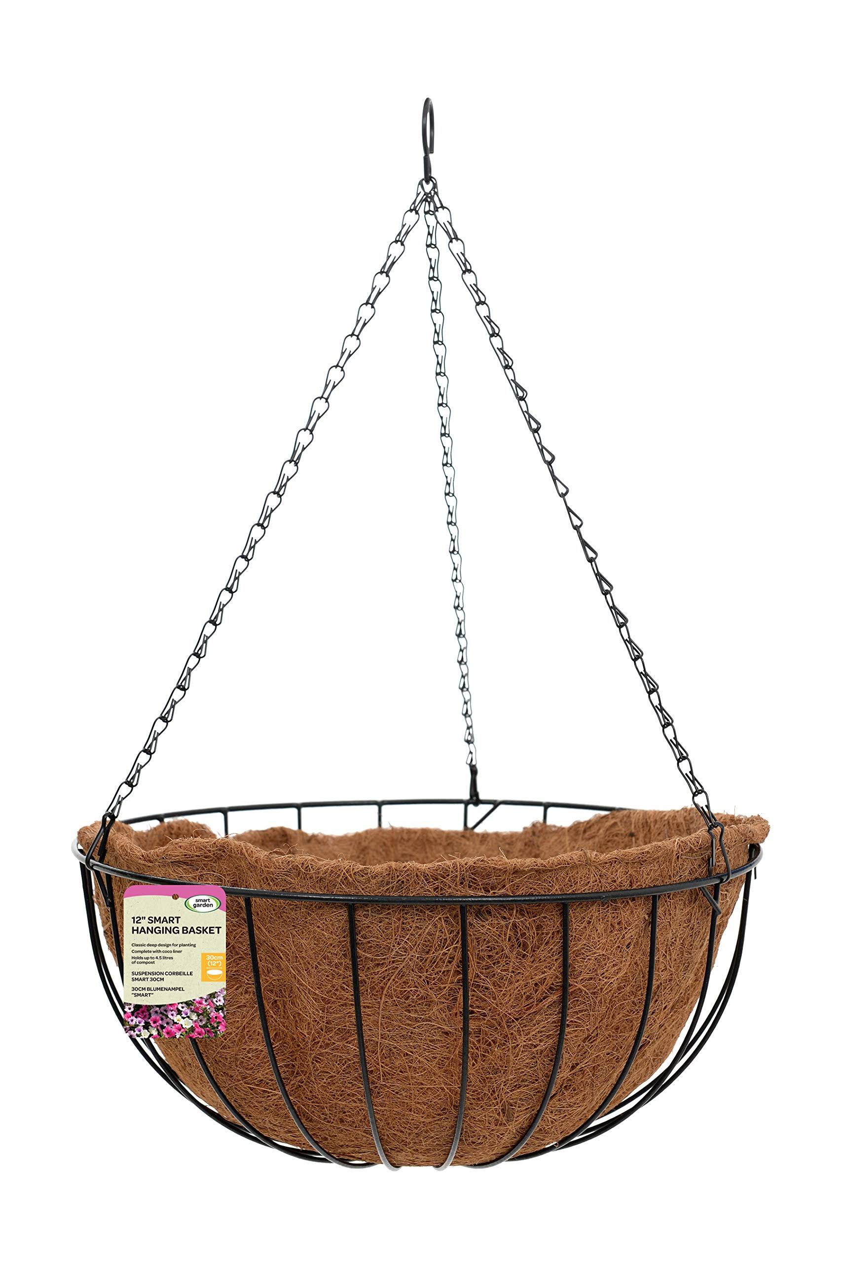 Smart Garden Hanging Basket 12"