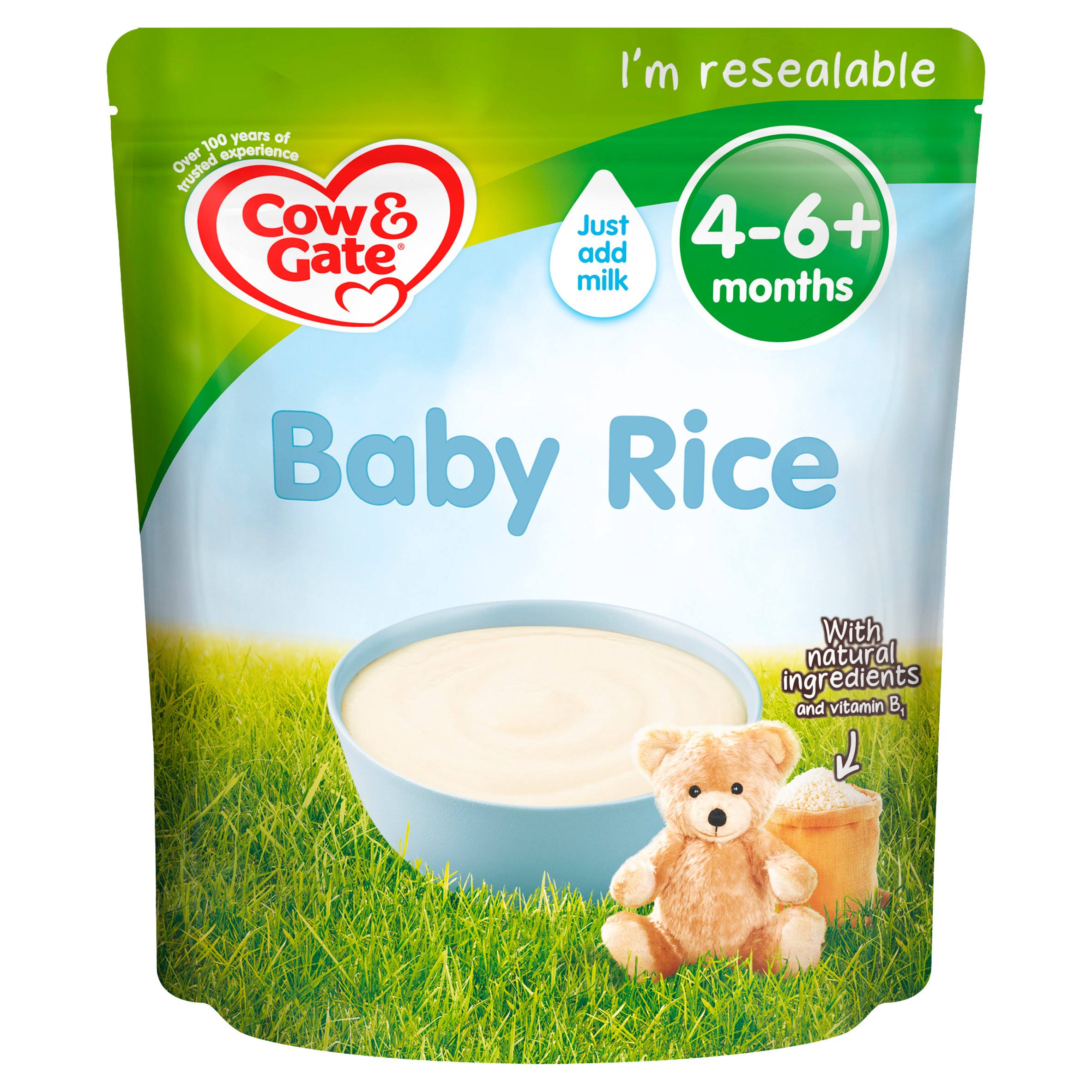 Cow & Gate Baby Rice Cereal 100g 4-6+ Months