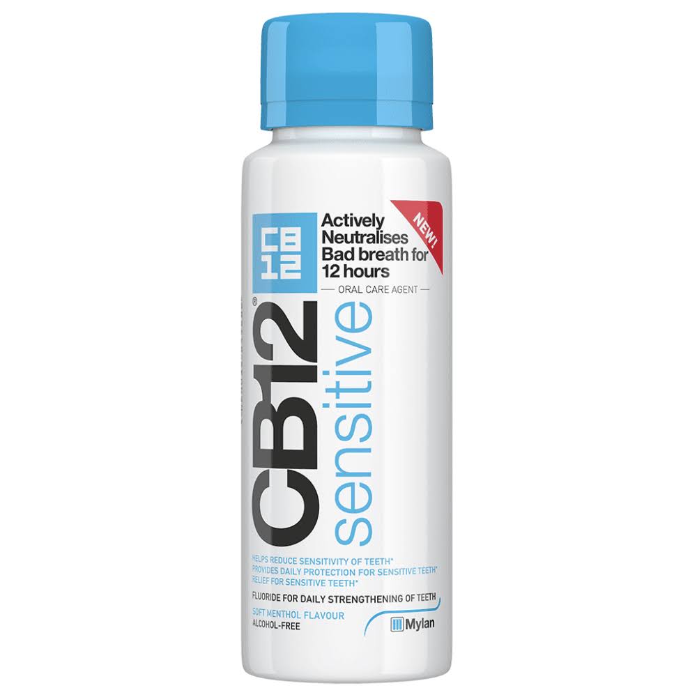 CB12 12hr Sensitive Mouthwash - 250ml